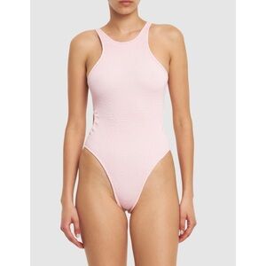Reina Olga - Windsurfer Crickle One Piece Swimsuit In Pink